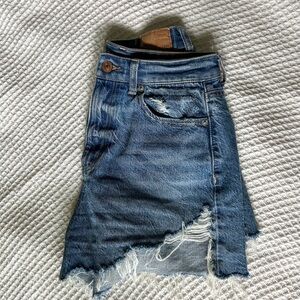American Eagle Ripped Jean Shorts